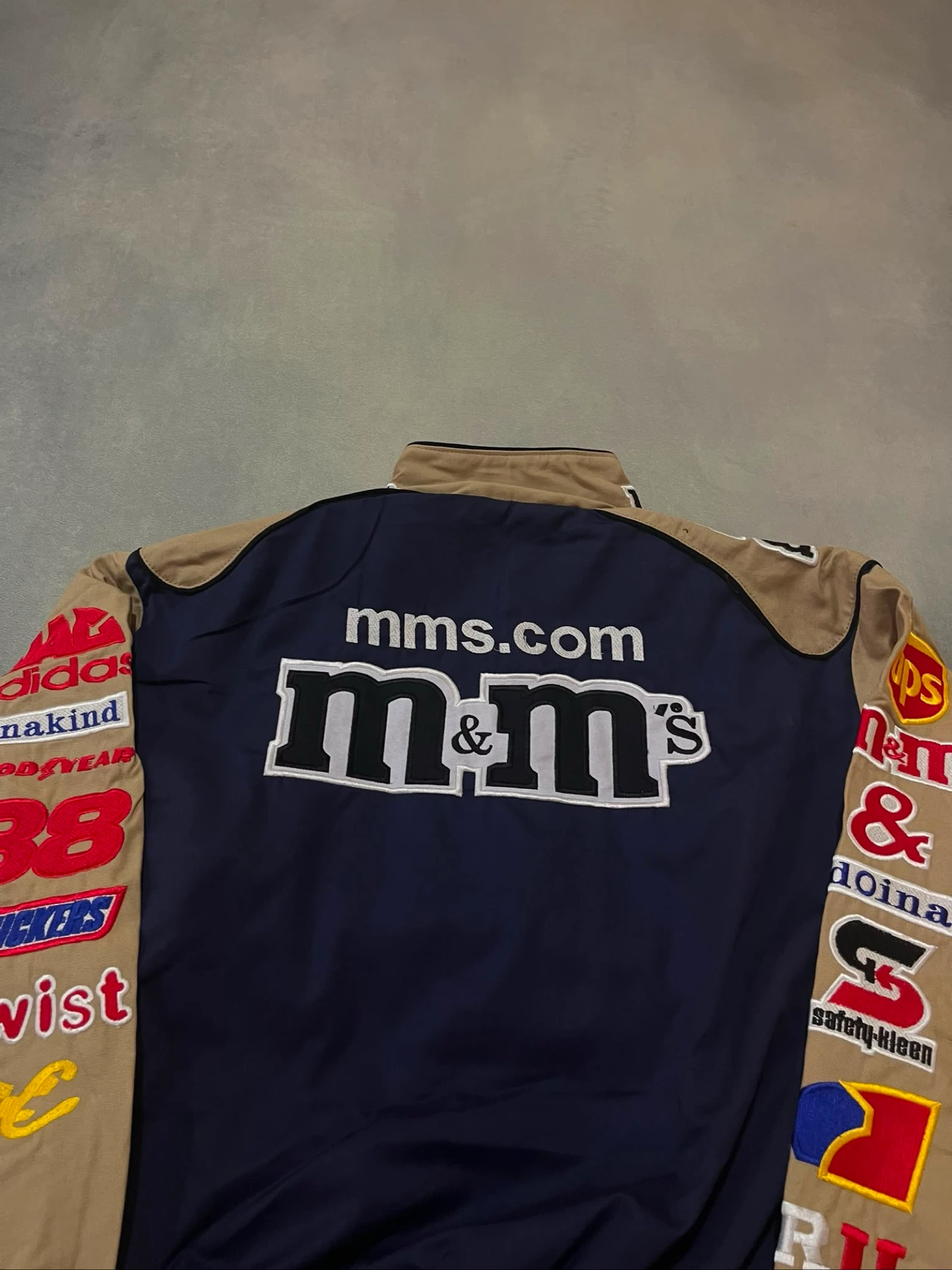 M&M Y2K Veste Bomber Parachute Imperméable Aviateur Top Gun Édition Premium Rétro Vintage 80s – photo 10